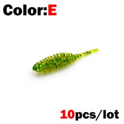 New 10pcs Wobblers mini Ocean Rock Fishing Soft Lures Rubber Soft Baits 3.5cm Soft Worm Artificial Baits Bass Silicone Fish