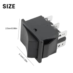 Foot Switch for Electric Ride On Car Motorcycle with Auto Reset for 6V 12V For Childrens Ride On Toy Replacement