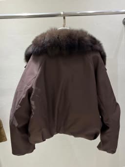 Lagabogy Women's Winter Down Jacket Real Fur Coat Huge Natural Fox Fur Duck Down Jacket Casual Female Feather Parka Puffer Coat