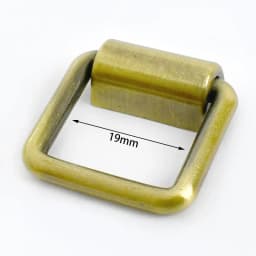 5/10/20Pcs 15/16/19mm Metal D Ring Buckles Bag Side Clips for Handbag Chain Handles Connector Bags Strap Hardware Accessories