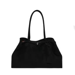Women Suede Tote Bag Solid Color Shoulder Bag Large Capacity Handbags Trendy Satchel Bags Work Travel Shopping Commuter Tote Sac