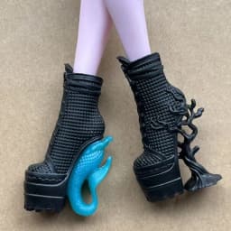 1/6 Scale Monster Doll Shoes Sandals DIY Dressing Accessories Set - Purple Blue Red Green Colors for Doll Decorations