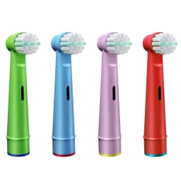 Electric Toothbrush Replacement Heads Compatible with Kids Oral B Braun Soft Bristles and Small Brush Heads for Sensitive Teeth