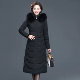 Middle Aged Mother Down Cotton Jacket 6XL Winter Oversized Thick Hooded Coat Windproof Rainproof Female Warm Long Parka Overcoat