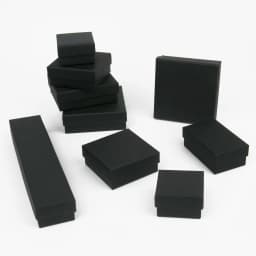 1PCS Multi Size Square Ribbon Jewelry Box With Ring Earring Necklace Bracelet Charm Jewelry Kraft Paper Gift Packaging Box Suppy