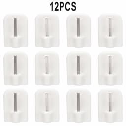 4/8/12pc Curtain Hooks Self-adhesive Hooks Household Universal Hooks Small Brackets Small Curtain Rod Brackets Home Viscose Hook