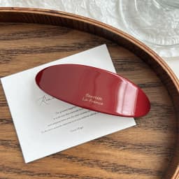 French-Style Elegant Women's Acetate Oval Low Ponytail Hair Clip, Spring Clip, Versatile Hair Accessory, New Arrival