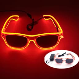 New Party Glasses Luminous Colorful LED Glasses Lighting Up Nightclub DJ Bar Music Dance Party Young Man Children Birthday Gift