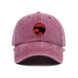Printing Thunder Cats Washed Cotoon Baseball Cap Unisex Outdoor Adjustable Casual Retro Soft Top Dad Cap