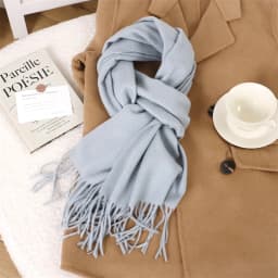 70Color Solid Winter Women Scarf Warm Thicken Cashmere Shawl Outdoor Tassels Pashmina Lady Wrap Windproof Scarves Fashion Luxury