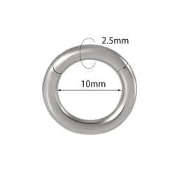 1PC Surgical Steel Nose Rings Septum Clicker Segment Hinged Ring Nose Ear Cartilage Tragus Helix Ear Lobe Body Piercing Jewelry