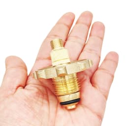 POL Propane Tank Adapter Copper LPG Tank Connector to EN417 Lindal Valve Stoves American Outdoor Gas Cylinder Adapter.