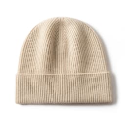MERRILAMB Natural Cashmere Hat For Men Winter Soft Warm Outdoor Casual Knitted Beanie Hat Autumn Solid Color Ribbed Caps