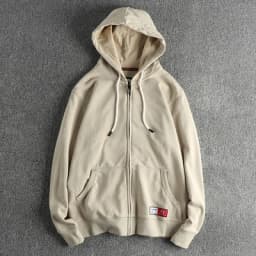 Autumn Winter New American Retro Long Sleeve Solid Color Hooded Hoodies Men's Simple Washed Casual Loose Cardigan Sweatshirts