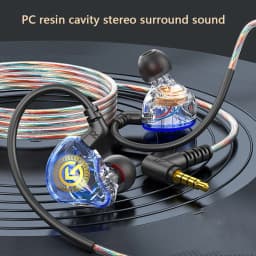 New 9D Super Bass In Ear Headphone Wire-Controlled With Mic 3.5MM AUX/Type-C Digital Chip Headset For iPhone 15 Android Samsung