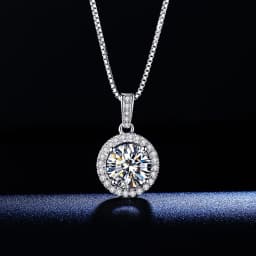 Big Bling Water Drop Pendant Real 925 Sterling Silver Long Chain Necklace for Women Fashion Jewelry Cute Statement Necklace