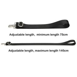 Adjustable Replacement Detachable Belt for Women Men Messenger Bags Handle Handbag Belt Fashion Black Nylon Shoulder Bag Strap