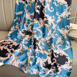 Spring Scarf Women's Luxury Design Polyester Material Smooth Scarf Soft Shawl Beach Scarf