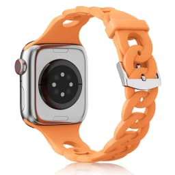 Silicone Strap for Apple Watch Band 44mm 40mm 45mm 41mm 42mm 38mm Accessories Gourmette Bracelet iWatch Series 12 6 5 4 3 SE 7