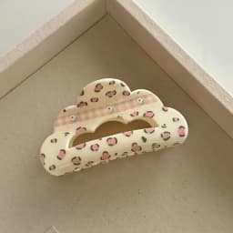 Korean Style Lattice Hair Crab Clip Triangle Square Acrylic Bow Hair Claw Ponytail Clip Hair Accessories Geometry Shark Clip