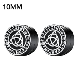 1Pairs Crystal Strong Magnetic Ear Stud Clip Earrings for Men and Women Punk Round Zircon Magnet Earrings Non Piercing Jewelry