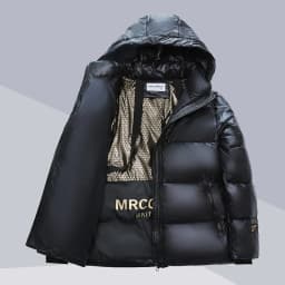 Fashionable Short down Cotton Jacket 2024 Winter New Style Men Women Couple Loose Fit Warm Thickened Long Sleeve Zipper Coat