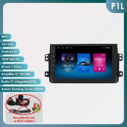 Hizpo Android Car Radio for Suzuki SX4 2006-2013 Fiat Sedici 2005-2014 Multimedia Video Player Navigation 2din Carplay Stereo BT