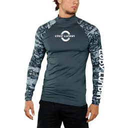 Surfing Swimming Diving T-Shirts Compression Long Rash Guard Swimwear Men's UV Protection Surf Clothing Beach Floatsuit Tops
