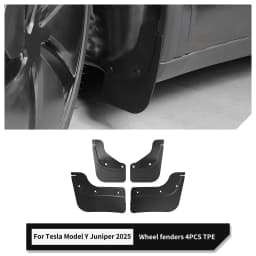 LUCKEASY for Tesla Model Y Juniper/Launch 2025 2026 Car Mud Fenders Car Modification Accessories Front And Rear Wheel Fenders