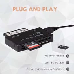All In One Memory Card Reader 480Mbps USB External Cardreader SD SDHC MMC M2 MS XD CF TF Reader Adapter For MP3 Digital Camera