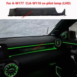 64-color Set For Mercedes-Benz A/CLA class W177 W118 LED Car Air Vent Turbine Outlet Nozzle Ambient Light Atmosphere Neon Lamp