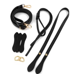 1Set Handmade PU Leather Bag Strap Handbag Woven High Quality Bags Crafts With Hardware Shoulder Crossbody Straps Accessories