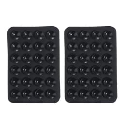 2Pcs Double Side Silicone Suction Pad For Mobile Phone Fixture Suction Cup Backed Adhesive Sucker Fixed Pad
