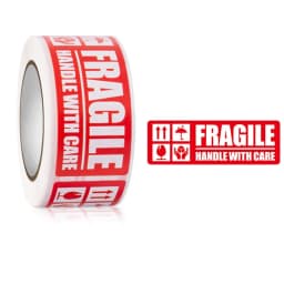 150pcs Fragile Stickers Roll Fragile or Bend Handle with Care 2.5cm*7cm Shipping Label Packaging Remind Labels Thank You Sticker