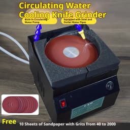 120W Circulating Water-cooled Grinding Machine -150mm Wet/dry Grinding Wheel Water Circulation System with 7 Gears Regulation