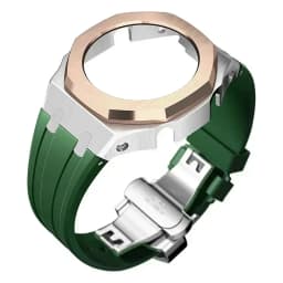 Mod Kit For Casioak GMAS2100 Stainless Steel metal Case Rubber Strap for Mod Kit GMA-S2100 4thGen Replacement shoc K Accessories