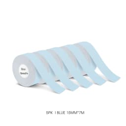 3/5/10PK Continuous Label Tape 15mmx7m Self-adhesive Sticker Thermal Paper Compatible for Marklife P12 P15 D30 Q30 Label Printer