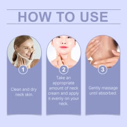 Neck Cream Anti-Aging Firming Lifting For Neck Double Chin Reducer Fine Lines Protein Cream Moisturizer Neck Rejuvenation Cream