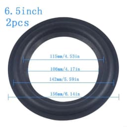 157F High Performance Rubber Rings Replacement Parts for Speaker Repair or DIY