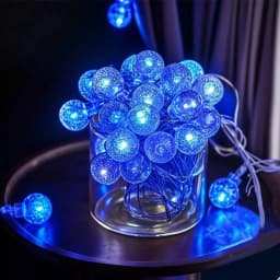 Crystal Ball String Lights USB/Battery Power Romantic Bubble Ball Light String Indoor Garden Party Christmas Festival Decoration