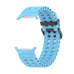 NEW Marine Silicone Strap for Samsung Watch Ultra 47mm Bracelet No Gaps Sport Two-Tone Band for Galaxy 8 Ultra Watchband Straps