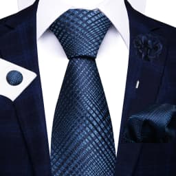 New Style 8 CM Red Paisley Tie Handkerchief Cufflink Pin Set For Men Necktie Clothing Accessories Wedding Gravatas Fit Party