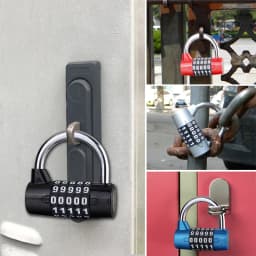 4,5 Digit Number Combination Travel Password Lock Combination Padlock Zinc Alloy 4 Colors Coded Lock Security Safely Code New
