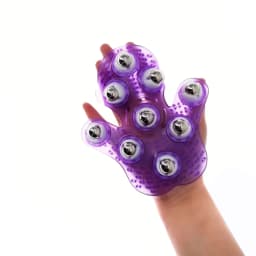 Rolling Ball Body Massage Gloves Acupoint Meridian Unblocking Muscle Pain Relief Relaxation Hand Neck Back Shoulders Health