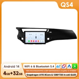 2Din CarPlay Android Car Radio For Citroen C3 DS3 2010-2016 Car Multimedia Video Player Intelligent Screen 4G Autoradio RDS 6115