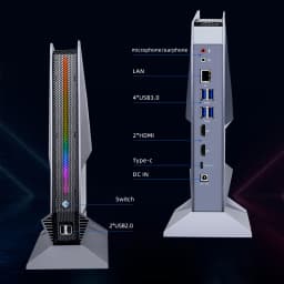 Topton Gaming Mini PC F10 NVIDIA RTX 4070 4060 8G Intel Core I9 13900HX 12900H I7 12700H Windows 11 Desktop Tower Computer WiFi6