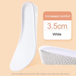 Insoles for Shoes Breathable Heighten Heel Insert Pad Cushion Unisex Height Increase Insole Boost Man Women's Shoes Sneakers New