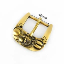 Deepeel 40mm Pure Copper Belt Buckles Head Solid Brass Pin Buckle for 38-39mm Belts Men Leather Craft Metal Jeans Accessories