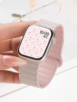 Magnetic Strap for Apple Watch Band 46mm 45mm 44mm 42mm 49 40 Silicone Correa Bracelet iWatch Series 12 11 10 9 8 7 Se ultra 3 4