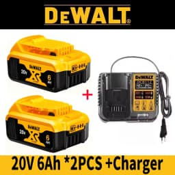 100% Genuine Dewalt 20V Battery, 60V 9Ah, 20V 6Ah Battery DCB609 DCB206 DCB606 DCB184 for Dewalt Power Tool Replacement Battery